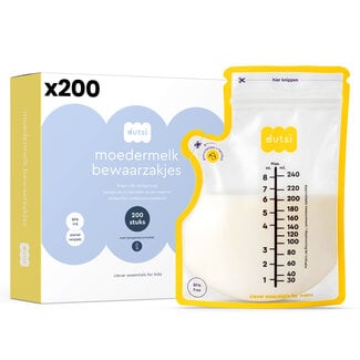 Dutsi Dutsi - Moedermelk bewaarzakjes 200 pack - 240 ml