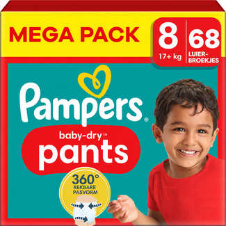 Pampers Pampers - Baby Dry Pants - Maat 8 - Mega Pack - 68 stuks - 17+ KG