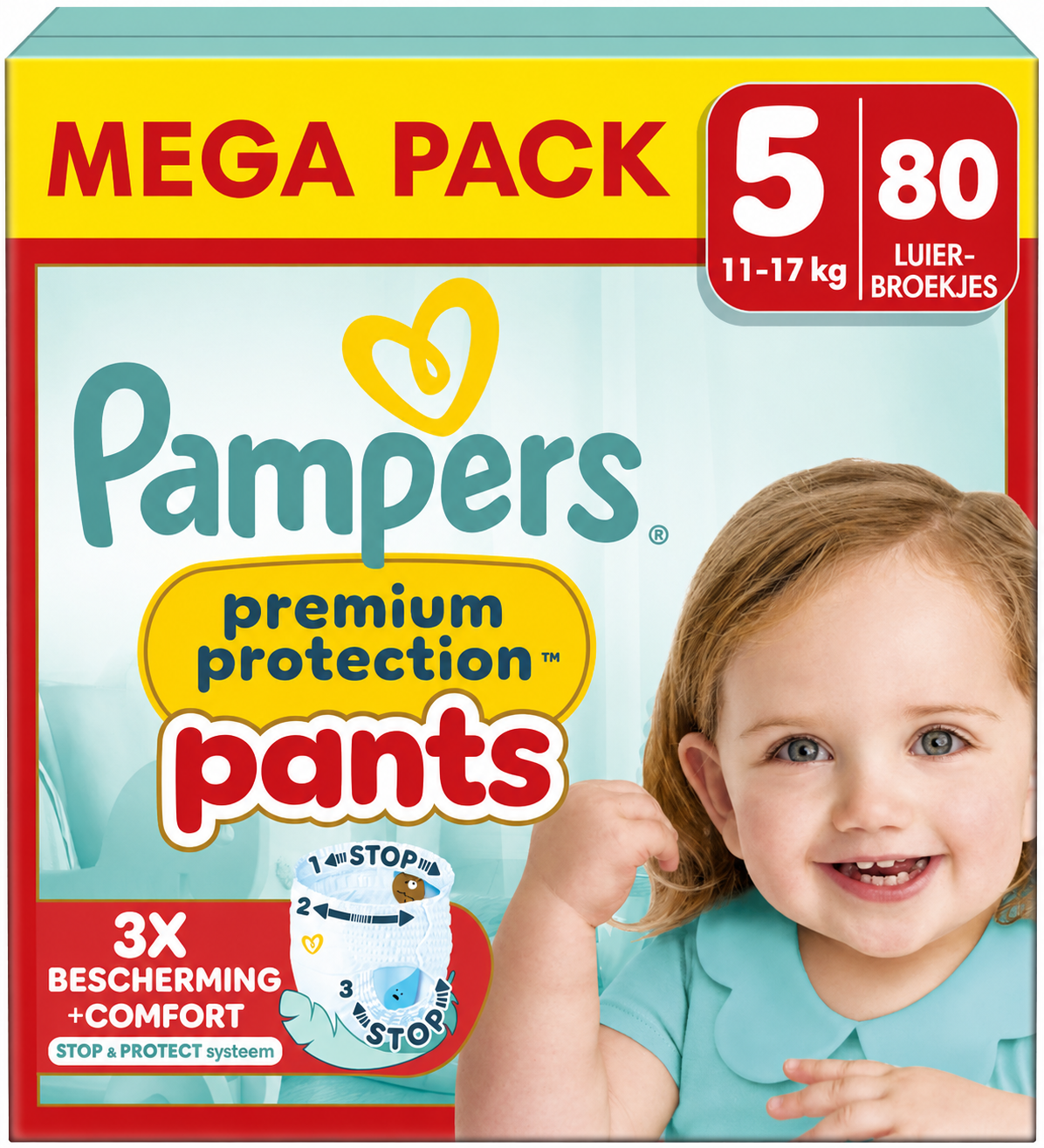 Pampers  Premium Protection Pants - Maat 5 - Mega Pack - 80 stuks - 11/17 KG
