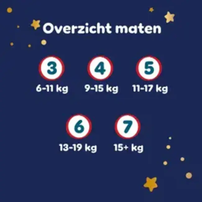 Pampers - Night Pants - Maat 3 - Mega Pack - 68 stuks - 6/11 KG