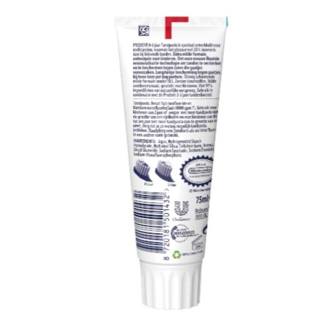Prodent - Junior - Tandpasta - Aardbeiensmaak - Super Mario - 0/6 jaar - 75ml