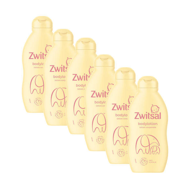 Zwitsal Zwitsal - Bodylotion - 6 x 200ml - Voordeelverpakking