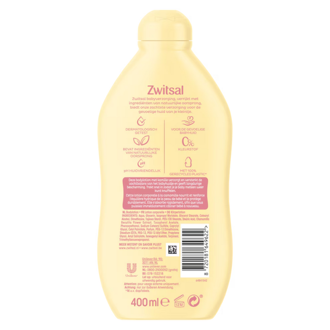 Zwitsal - Bodylotion - 3 x 400ml