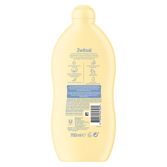 Zwitsal - Zeepvrij Schuimbad - 700 ml