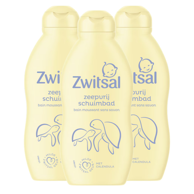Zwitsal Zwitsal - Zeepvrij Schuimbad - 3 x 200 ml