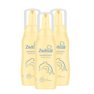 Zwitsal Zwitsal - Baby Wasschuim - Huidvriendelijk - 3 x 200ml - Voordeelpack