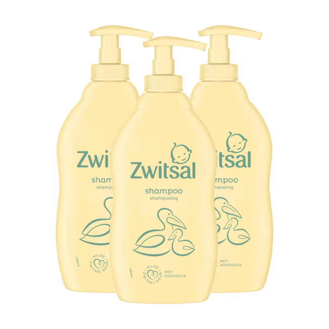 Zwitsal Zwitsal - Shampoo - 3 x 400 ml - Voordeelpack