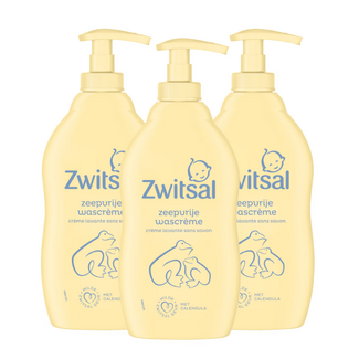 Zwitsal Zwitsal - Zeepvrije Wascreme - 3 x 400ml - Voordeelpack