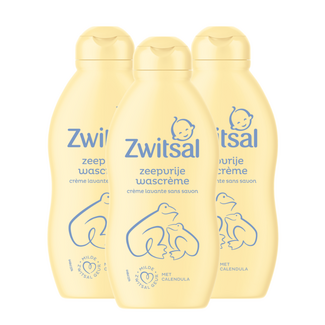 Zwitsal Zwitsal - Zeepvrije Wascreme - 3 x 200ml - Voordeelpack