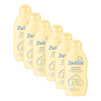 Zwitsal Zwitsal - Zeepvrije Wascreme - 6 x 200ml - Voordeelverpakking