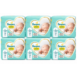 Pampers Pampers - Premium Protection - Maat P1 - <1800gr - Mega Pack - 120 luiers  - Premature luiers