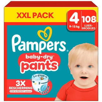 Pampers Pampers - Baby Dry Pants - Maat 4 - Mega Pack - 108 stuks - 9/15 KG