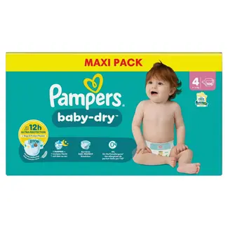 Pampers Pampers - Baby Dry - Maat 4 - Mega Pack - 108 luiers - 9/14 KG