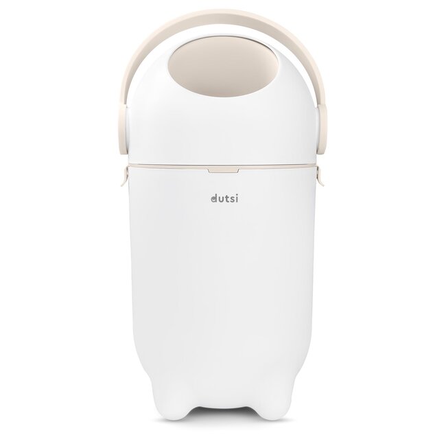 Dutsi - Design Luieremmer – 100% Geurvrij & Universeel – Ruimte voor 20 luiers - Incl. 40 Zakjes - Beige
