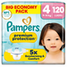 Pampers Pampers - Premium Protection - Maat 4 - Mega Pack - 120 stuks - 9/14 KG