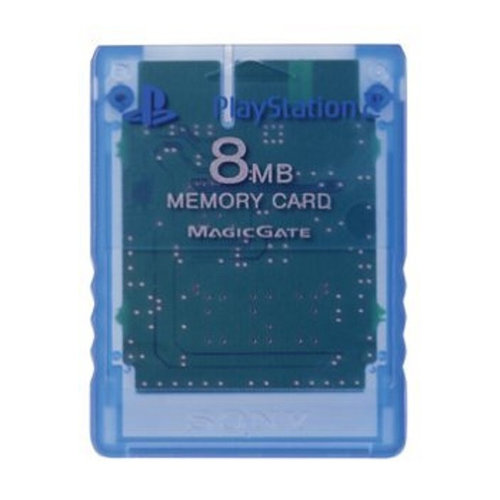 Playstation 2 - 8MB Memory Card - Blue Playstation 2 - 8MB Memory Card - Blue