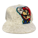 Bioworld Super Mario: Mario Geborduurd - Witte Pet (Nieuw) Bioworld Super Mario: Mario Geborduurd - Witte Pet (Nieuw)