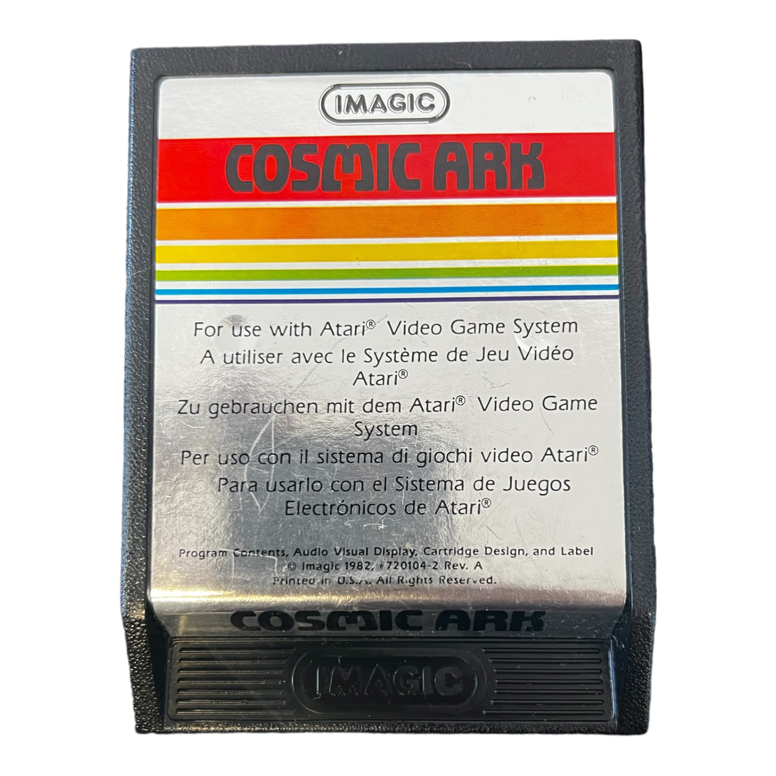 klep Onrustig cassette Cosmic ark (Losse Cassette) voor de Atari 2600 - Reway.nl
