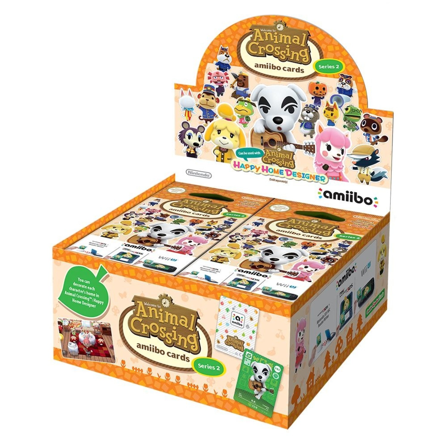 Vooruitgang iets vier keer Animal Crossing Amiibo Kaarten Booster Box - Incl. 42 Packs (Series 2)  (Nieuw) - Reway.nl