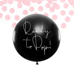 PartyDeco Gender reveal ballon meisje (80 cm)