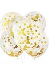 We Fiesta Party Confetti ballonnen goud | 6 stuks