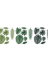 PartyDeco Decoratie bladeren tropical leaves | 21 stuks