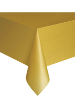 HAZA Plastic tafelkleed goud | 137 x 274 cm
