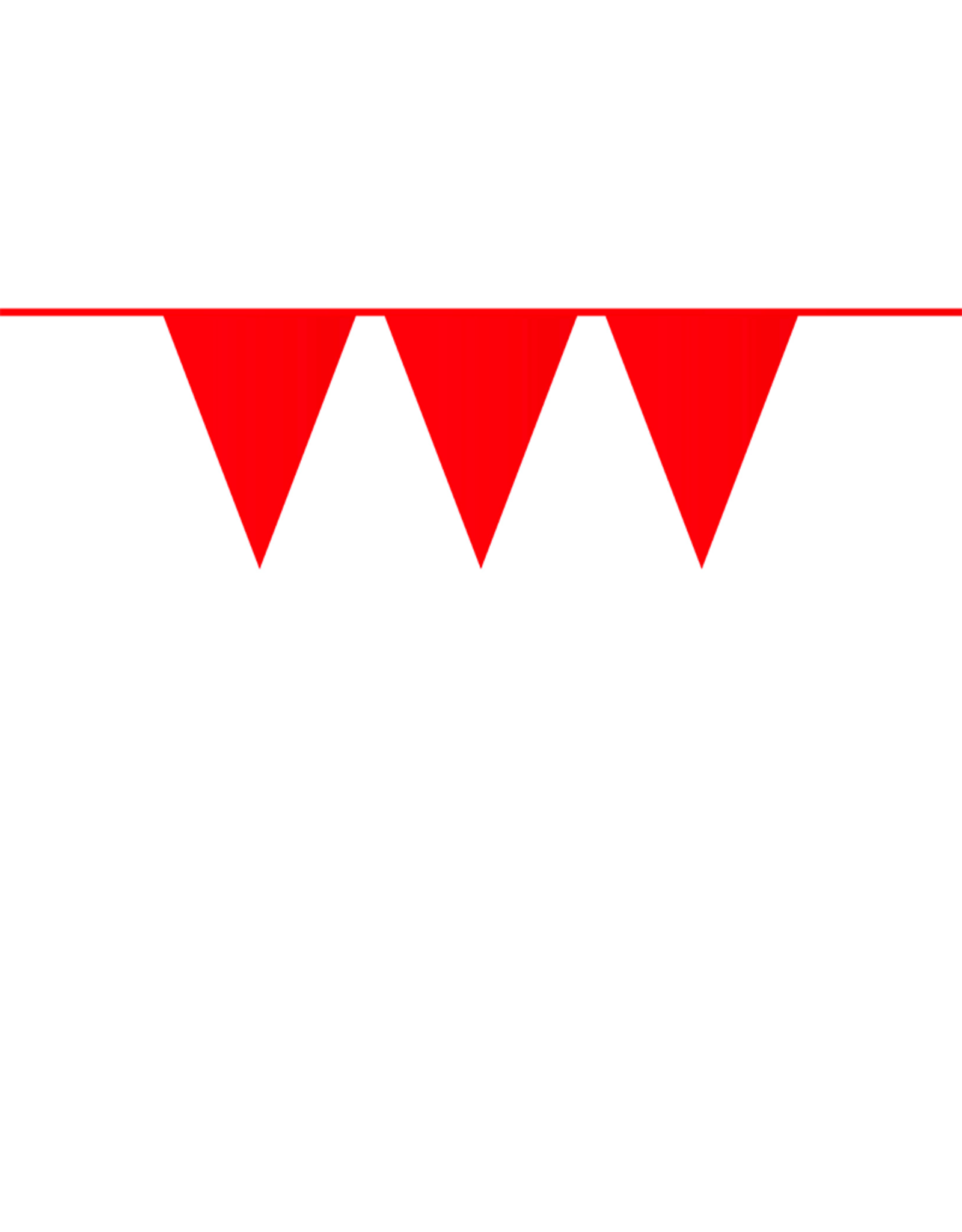 HAZA Vlaggenlijn rood | 10 meter