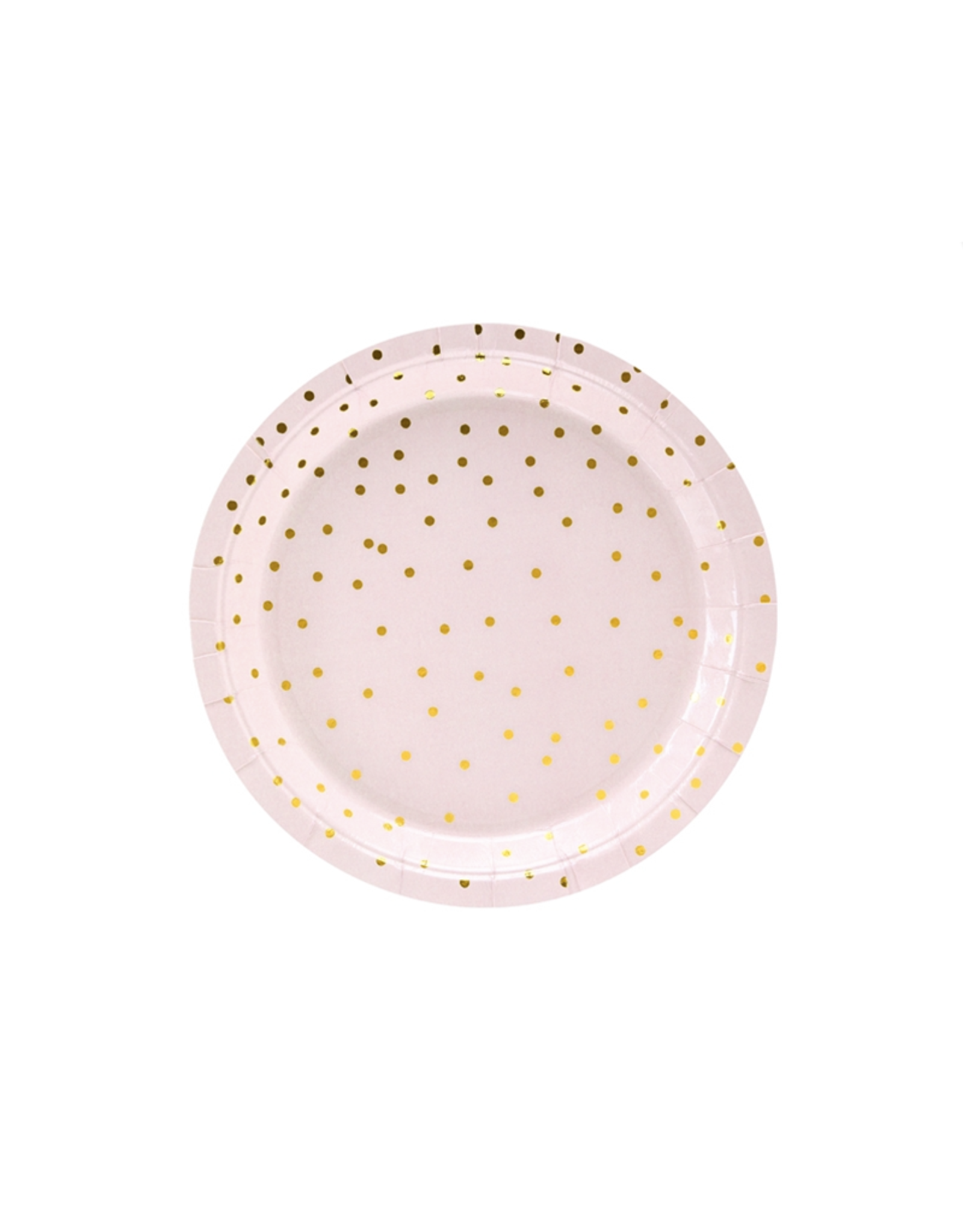 Tussen Samenhangend warm Papieren bordjes roze & gouden glitter | 6st - Lief & Jarig