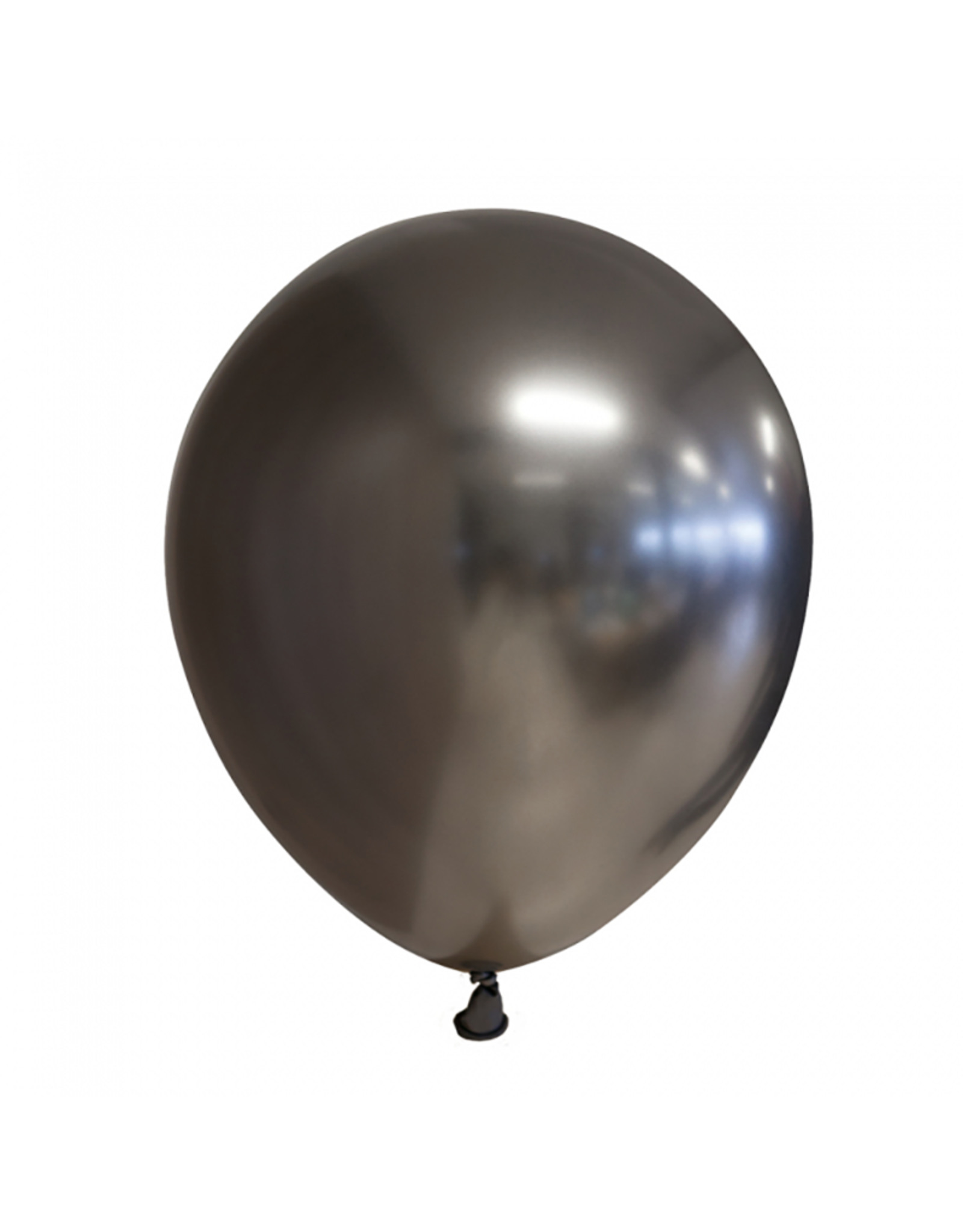 Chrome ballonnen donkergrijs (30 cm) | 10st