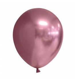 Chrome ballonnen roze (30 cm) | 10st