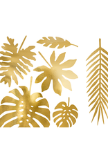 PartyDeco Decoratiebladeren goud | 21 stuks
