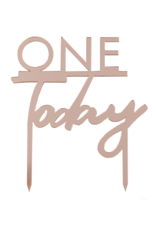 Ginger Ray Taarttopper 'One Today' rosé goud