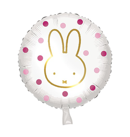 HAZA Folie ballon Nijntje roze | 45 cm