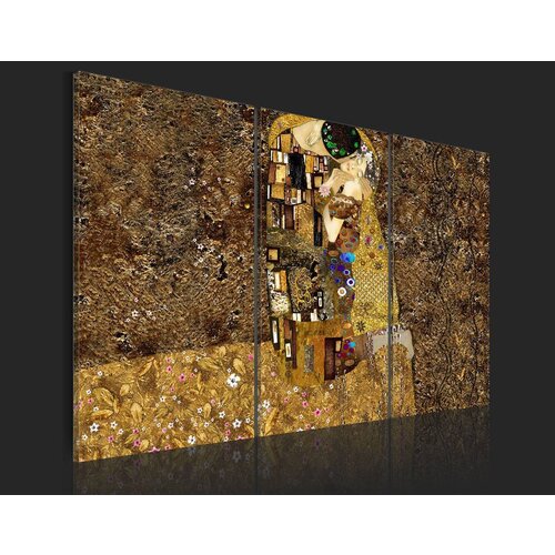 Schilderij - Klimt inspiratie - kus