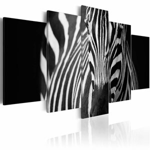 Schilderij - Zebra look
