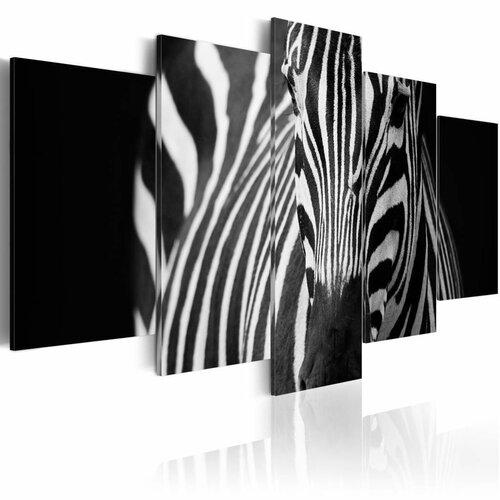 Schilderij - Zebra look