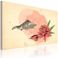 Schilderij Eerste vlucht