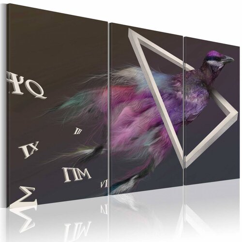 Schilderij - Fantasievolle vogel