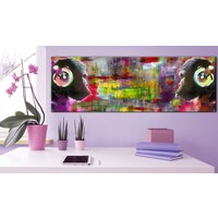 Schilderij Muzikale Apen