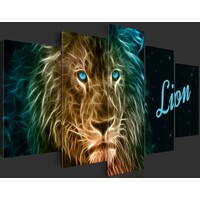 Schilderij Gouden Leeuw