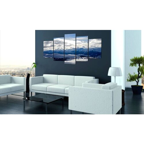 Schilderij In de wolken