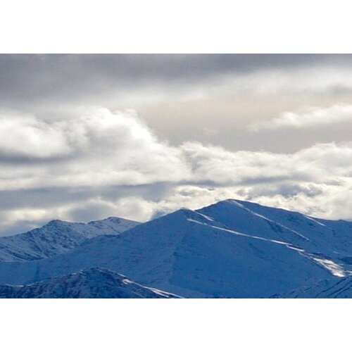 Schilderij In de wolken