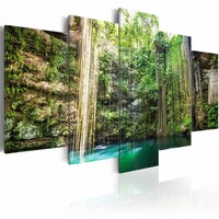 Schilderij Waterval van bomen