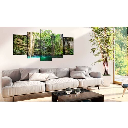 Schilderij Waterval van bomen