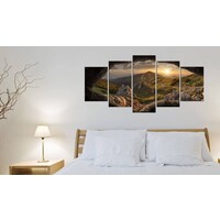 Schilderij Zonsondergang in de vallei