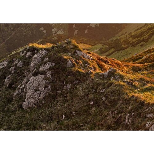 Schilderij Zonsondergang in de vallei