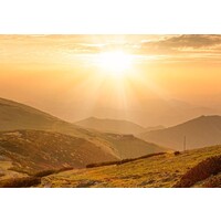 Schilderij Zonsondergang in de vallei