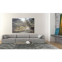 Schilderij Het land van mist