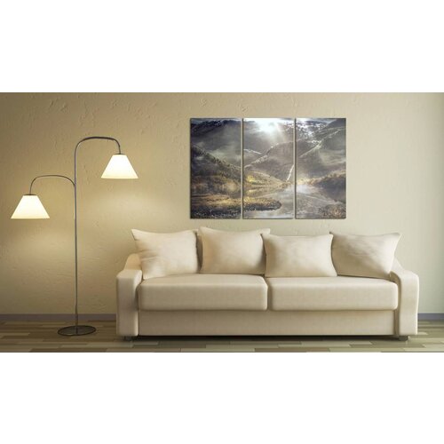 Schilderij Het land van mist II